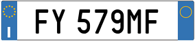 Truck License Plate